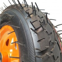 Roata 350-8, ax 20’’, cu rulment, Carucioare, Lize si Roabe, rezistent, sarcina maxima 280 kg