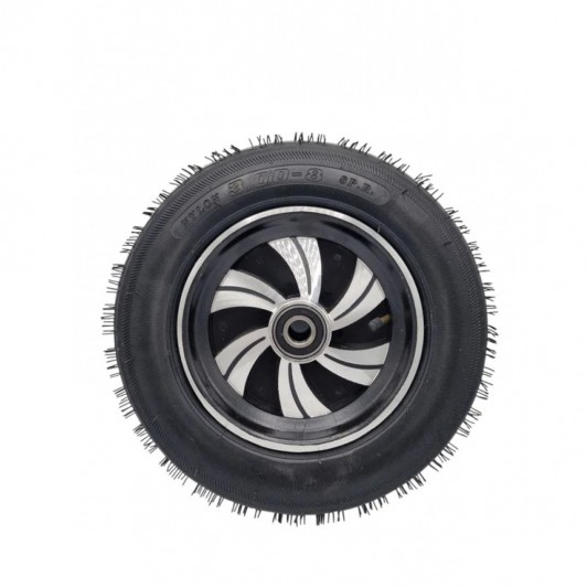 Roata roaba cu janta metalica 3.00-8, 8PR, ax 20 mm, rulment