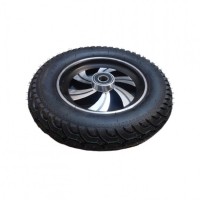 Roata roaba cu janta metalica 3.00-8, 8PR, ax 20 mm, rulment
