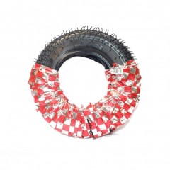 Set Accesorii: Cauciuc si Camera 350-8, Material premium, Inlocuire Usoara, Folie rosie de protectie