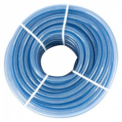 Furtun PVC cu insertie de poliester, 5/8, Ø20, 100M, uz casnic si gradinarit, Albastru