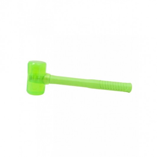 Ciocan silicon cu maner de PVC, 340gr, verde, hexagonal Ciocan silicon cu maner de PVC, 340gr, verde, hexagonal