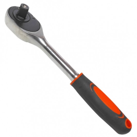Cheie clichet mare 1/2, otel crom-vanadiu, Maner bi-material, ergonomic