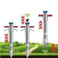 Plantator Manual, Semanatoare Rasaduri Inox, Plantari Efectuate din Picioare, EDLMX361