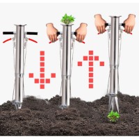 Plantator Manual, Semanatoare Rasaduri Inox, Plantari Efectuate din Picioare, EDLMX361