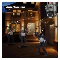 Camera Supraveghere Tripla 4K Wi-Fi, Zoom 10x, PTZ, Detectare Umana, Auto Tracking, IP66, EF112-21