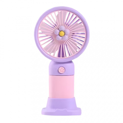 Mini Ventilator Portabil, 2 Viteze, Reincarcabil, Usb, 400 Mah, Multicolor 1.5 W, EF169-2