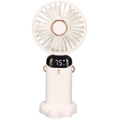Ventilator portabil Ulisem pliabil 90 grade, 5 viteze, alb, 3000mAh, EF169-6-4