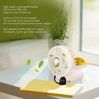 Ventilator portabil Ulisem pliabil 90 grade, 5 viteze, alb, 3000mAh, EF169-6-4
