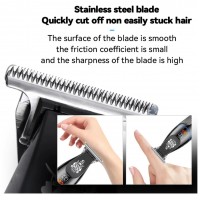 Aparat de Tuns Profesional pentru Contur cu Afisaj LCD si Acumulator, Trimmer fara Fir, EMKM1772