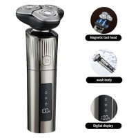 Set de Ingrijire 3 in 1, Aparat Ras, Tuns, Nas si Urechi, USB Type C, LED, Fara Fir, EMQSH801