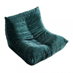 Fotoliu tip Puf, Interior din Spuma, Ergonomic, 80 x 100 x 70 cm, Verde, EF151-12