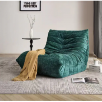 Fotoliu tip Puf, Interior din Spuma, Ergonomic, 80 x 100 x 70 cm, Verde, EF151-12