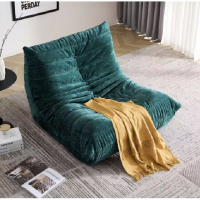 Fotoliu tip Puf, Interior din Spuma, Ergonomic, 80 x 100 x 70 cm, Verde, EF151-12