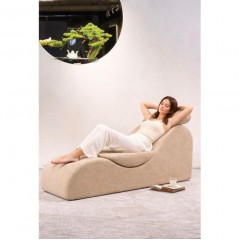 ​Fotoliu Ergonomic tip Sezlong, cu Perne de Suport, 153 x 46 x 82 cm, EF151-3