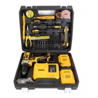 Set Trusa Masina Gaurit si Insurubat Electrica, 2 Acumulatori Litiu, Putere 21V, Accesorii