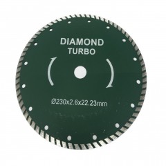 Disc diamantat faianta, 230 x 2.0 x 22, 23, verde, EDLMX547