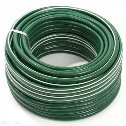Furtun gaz 50 m, PVC+insertie metal, I:9 mm/E:16 mm, Verde, EDLMX1120