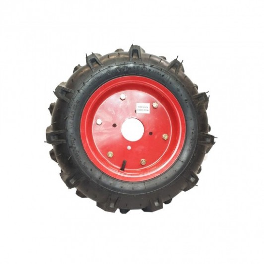 Roata 400-10 pentru motocultor, cauciuc special cu aderenta si protectie suplimentara, EDLMX284