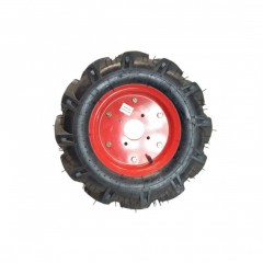 Roata motocultor 500-10 flansa, janta metalica, cauciuc special cu aderenta, EDLMX484