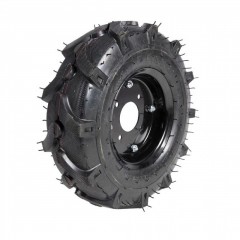 Roata motocultor 500-8 flansa, janta otel, cauciuc special cu aderenta, EDLMX865