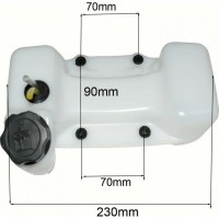 Rezervor benzina motoburghiu universal, Capacitate: 1, 2 L, EDLMX210 Rezervor benzina motoburghiu universal, Capacitate: 1, 2 L, EDLMX210
