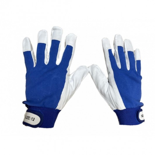 Manusi de Protectie din Piele cu Scai, Craft-Tec MX727 Albastre Manusi de Protectie din Piele cu Scai, Craft-Tec MX727 Albastre