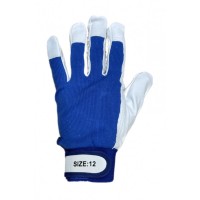 Manusi de Protectie din Piele cu Scai, Craft-Tec MX727 Albastre Manusi de Protectie din Piele cu Scai, Craft-Tec MX727 Albastre