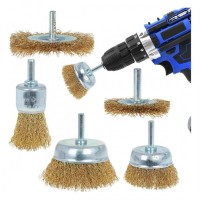 Perie sarma pentru bormasina, set 5 piese MX1143 Perie sarma pentru bormasina, set 5 piese MX1143