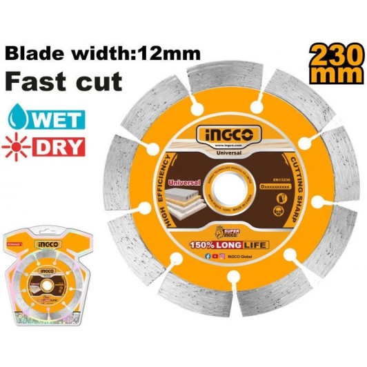 Disc Diamantat Segmentat 230 x 12mm