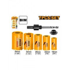 Carota Metal/Lemn/PVC Set 7buc INGCO AKH0071 Carota Metal/Lemn/PVC Set 7buc INGCO AKH0071