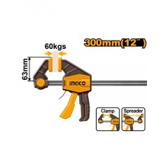 Presa Fixare Rapida Tip F 63x150mm, INGCO HQBC01601