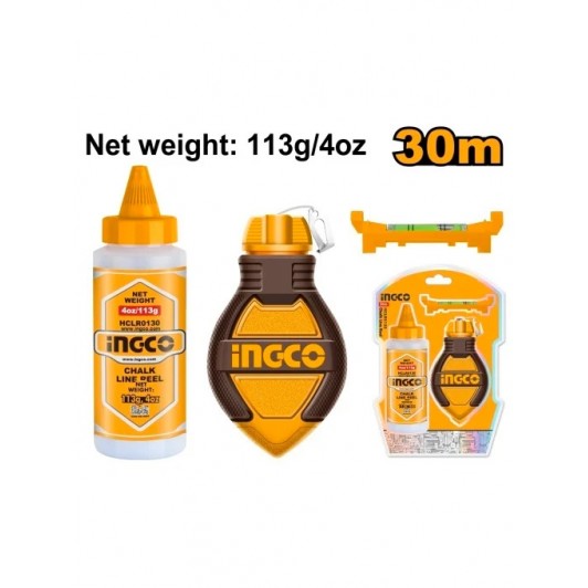Ata Trasat 30m cu Praf INGCO HCLR0130