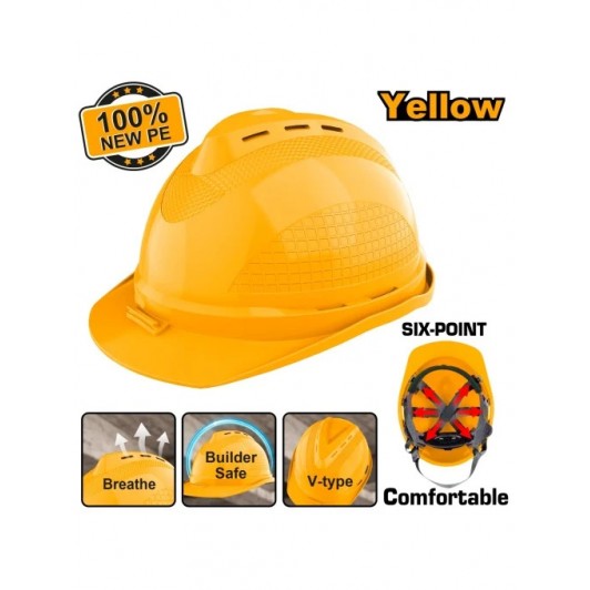 Casca Protectie Galbena (nou) INGCO HSH801