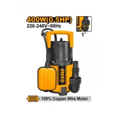 Pompa Submersibila cu Plutitor 400W 1" Apa Curata INGCO SPC4008