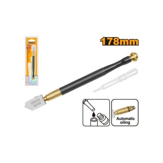 Diamant Sticla cu Maner Metal Sistem Ungere INGCO HGCT03