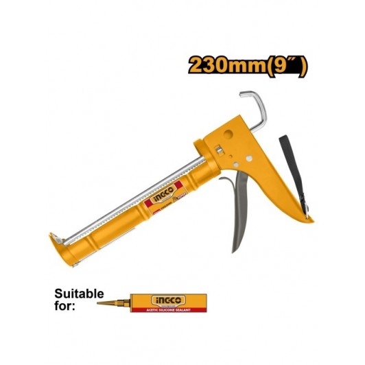 Pistol Silicon 230mm cu Functie de Taiere INGCO HCG0909