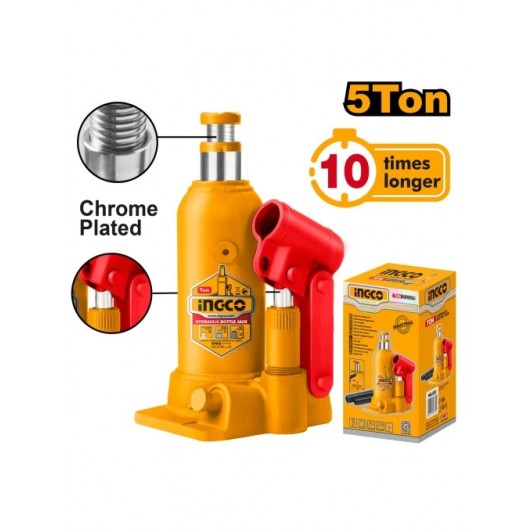 Cric Hidraulic 5T cu Extra Ridicare INGCO HBJ504