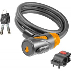 Lacăt Bicicletă Tip Spiră cu cheie, INGCO DBK11010