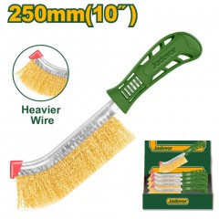 Perie de sarma cu maner din PVC Jadever, 250mm, JDBH1101 Perie de sarma cu maner din PVC Jadever, 250mm, JDBH1101