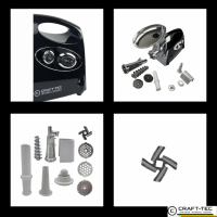Masina electrica tocat carne, 3800W, 3 site, accesorii incluse, MX976