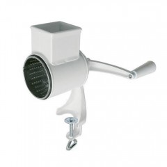 Rasnita manuala UniBox pentru macinat nuci, metal, 285x80x210mm, alba MX134