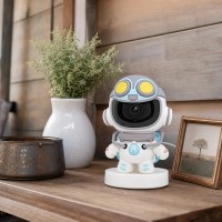 Camera de supraveghere robot cu Wi-Fi, 2MP, rotire, baterie, card SD 131-11