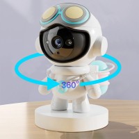 Camera de supraveghere robot cu Wi-Fi, 2MP, rotire, baterie, card SD 131-11
