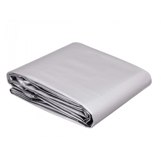 Prelata 12 m x 18 m impermeabila, cu inele, densitate 175 G/MP, gri + sfoara 25 m cadou Prelata 12 m x 18 m impermeabila, cu inele, densitate 175 G/MP, gri + sfoara 25 m cadou