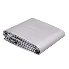 Prelata 3 m x 4 m impermeabila, cu inele, densitate 180 G/MP, gri + sfoara 25 m cadou