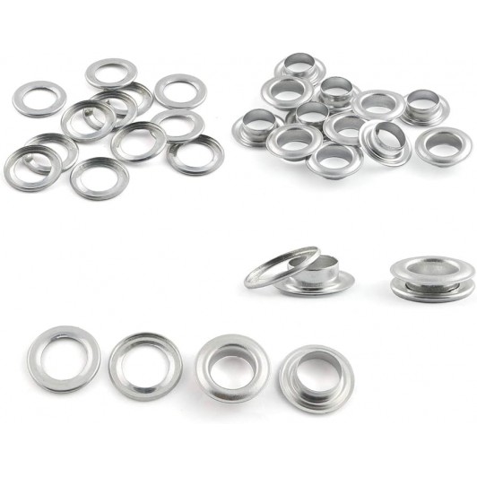 Set 100 inele pentru fixare prelata, 12mm, otel Set 100 inele pentru fixare prelata, 12mm, otel