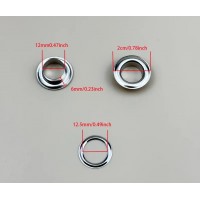 Set 100 inele pentru fixare prelata, 12mm, otel Set 100 inele pentru fixare prelata, 12mm, otel