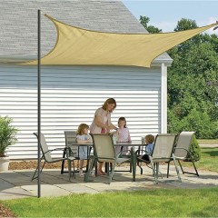 Plasă de umbrire 180 g/mp, 3 x 3 m, crem, cu 4 inele cromate Plasă de umbrire 180 g/mp, 3 x 3 m, crem, cu 4 inele cromate
