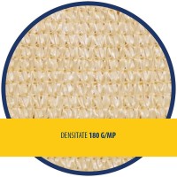 Plasă de umbrire 180 g/mp, 3 x 3 m, crem, cu 4 inele cromate Plasă de umbrire 180 g/mp, 3 x 3 m, crem, cu 4 inele cromate